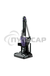 Пылесос вертикальный TEFAL TY1238WO серый/фиолетовый, питание от аккумулятора, 145 Вт, уборка сухая, пылесборник 0.4 л, работа от АКБ max 40 мин.