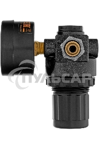 Регулятор давления с манометром Denzel R1500, 12 бар, 1/4