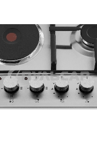 Комбинированная варочная панель Maunfeld EEHS.64.5ES/KG независимая, нержавеющая сталь