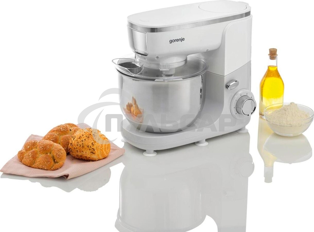 Кухонная машина Gorenje MMC1005W планетар.вращ. 1000Вт белый
