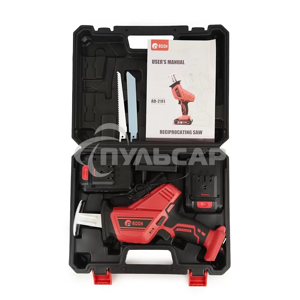 Аккумуляторная пила ножовочная (сабельная) Edon AD-21FJ