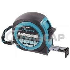 Рулетка GROSS Komfortabel, 10 м х 25 мм обрезиненный корпус 32564