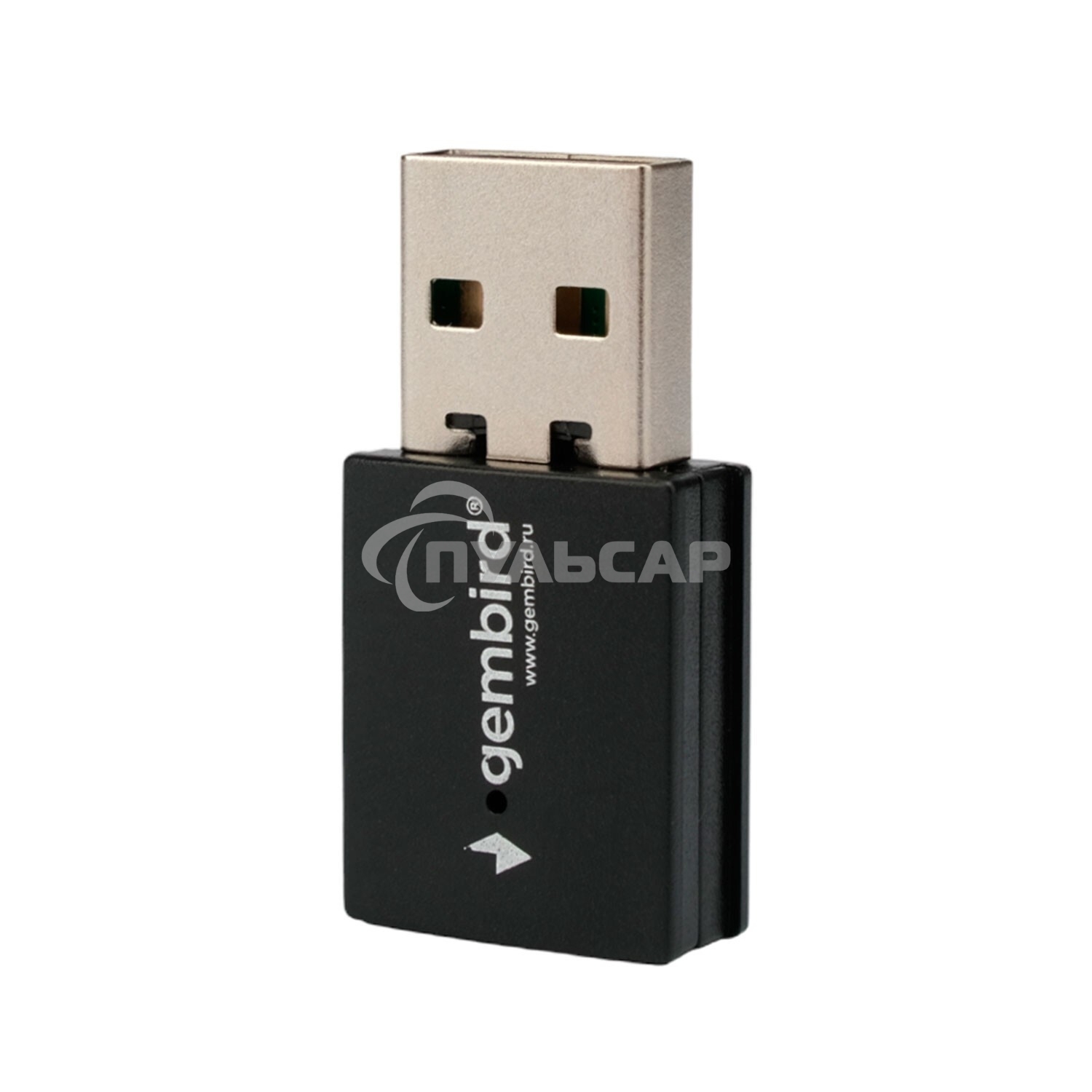 Сетевой адаптер Wi-Fi+Bluetooth Gembird WNP-UA-018 двухдиапазонный мини, 600 Мбит, USB, 802.11b/a/g/n/ac