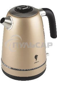 Чайник электрический LEONORD LE-1503 1,7 л, 2200 Вт, нержавейка, бронзовый