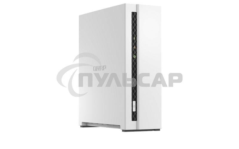 Сетевое хранилище SMB QNAP TS-133 NAS 1 HDD tray. ARM 4-core Cortex-A55 1.8GHz, ram 2 Gb (max), 1x1GbE, 1xUSB 2.0 port,1xUSB 3.2 Gen 1