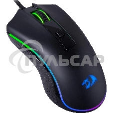 Мышь проводная Redragon Cypher , черный, 12800 dpi, USB, кнопки - 7