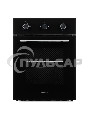 Духовой шкаф газовый Krona STRETTO 45 BL черный