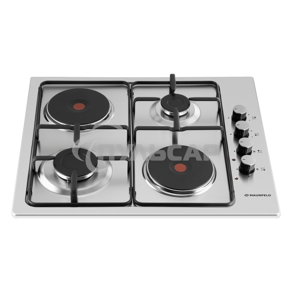 Комбинированная варочная панель Maunfeld EEHS.64.5ES/KG независимая, нержавеющая сталь