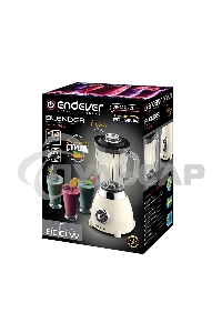 Блендер стационарный ENDEVER Sigma-209 бежевый, 800 Вт, 1,5 л, 2 скорости