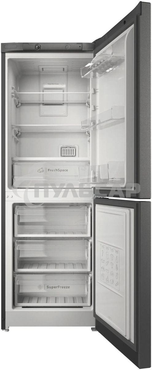 Холодильник Indesit ITS 4160 G серебристый двухкамерный 179/78 л, No Frost