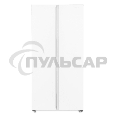 Холодильник Maunfeld MFF177NFWE белый двухкамерный 263/170л морозилка сбоку, No Frost, Side by Side