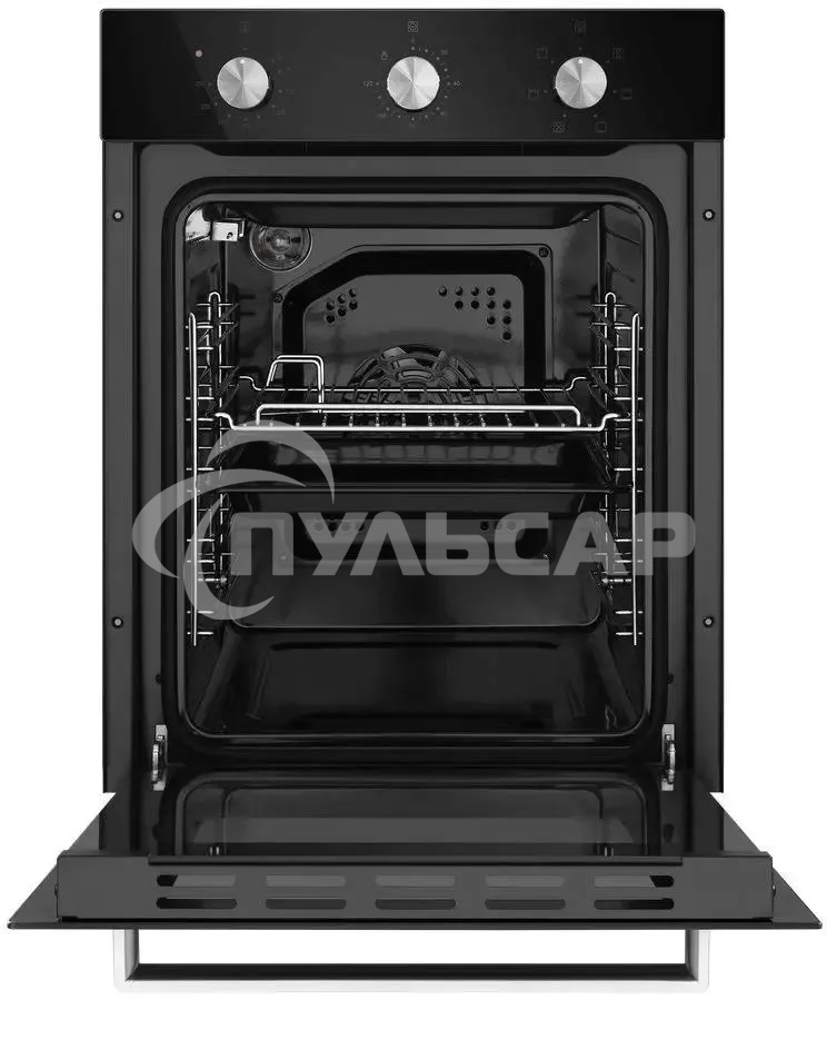 Духовой шкаф электрический встраиваемый HOMSair OEF451BK черный