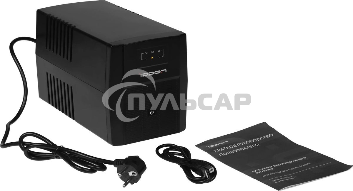 Источник бесперебойного питания Ippon Back Basic 1500 Euro 900Вт 1500ВА черный