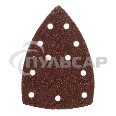 Треугольник абразивный Denzel на ворc. подложке под 