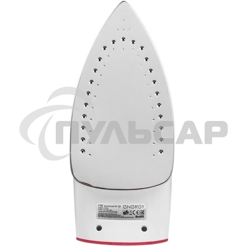 Утюг Energy EN-328 бордовый, 2000 Вт, стальная подошва (270053)