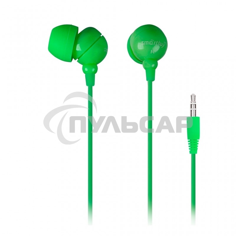 Внутриканальные наушники Smartbuy® COLOR TREND, зеленые (арт. SBE-3200)/320