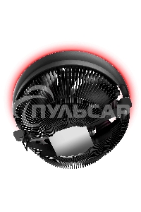 Кулер для процессора Crown CM-1150PWM RED v2 черный, 105 мм, алюминий, 1800 об/мин, 26.3 дБ, 4 pin, 115 Вт, 70 мм