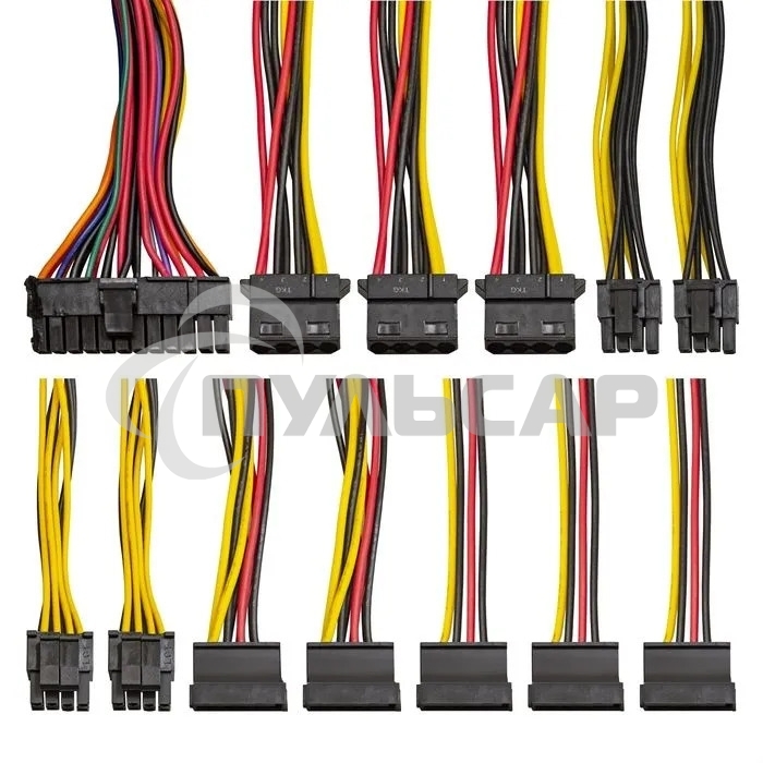 Блок питания ExeGate UN500 (EX244555RUS), 500Вт, 120мм, серебряный
