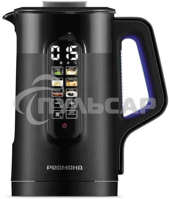 Чайник электрический Redmond KG225 1.5 л, 2200 Вт, черный