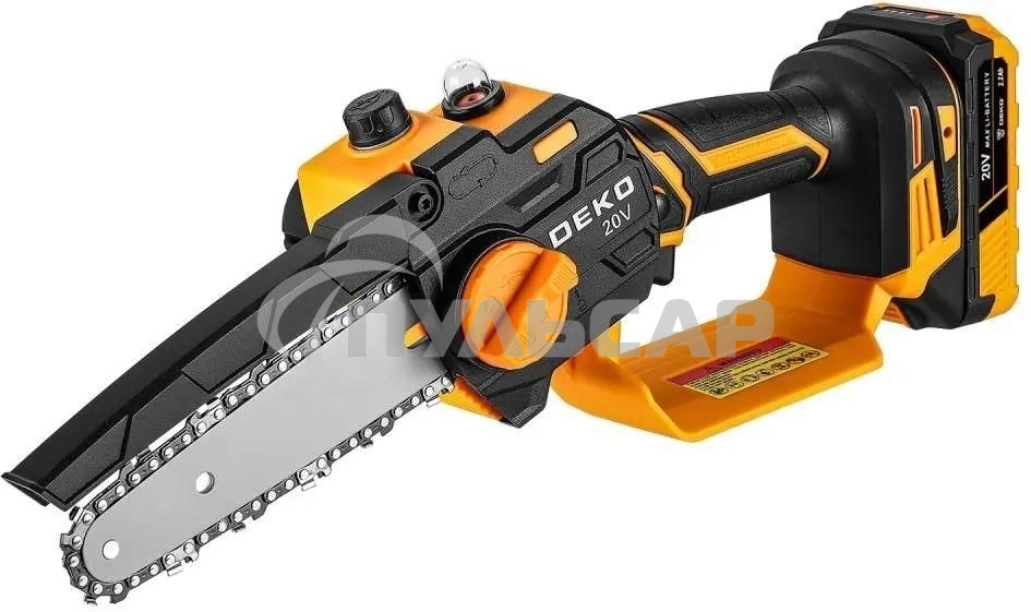 Пила цепная аккумуляторная DEKO DKCHS 20-6 PRO, 4