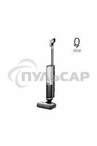 Моющий пылесос вертикальный BQ VCA1002W белый, питание от аккумулятора, 200 Вт, уборка влажная и сухая, пылесборник 0.75 л, бак для жидкости 0.85 л, работа от АКБ max 45 мин