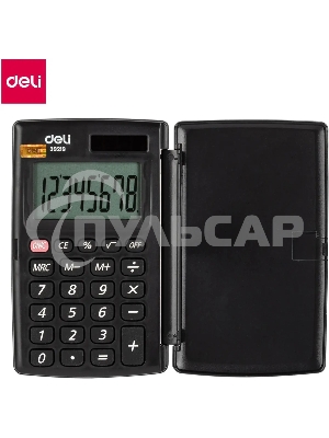 Калькулятор карманный Deli E39219 серый 8-разр.