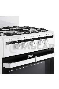 Плита газовая Hansa FCGW51001 белый, конфорок 4 шт, духовка 56 л, 50 см x 85 см x 60 см