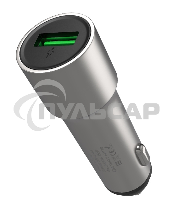Автомобильное зарядное устройство Maxvi CCM-M241 metallic silver 2.4A