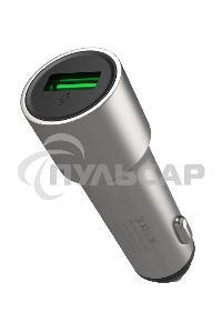 Автомобильное зарядное устройство Maxvi CCM-M241 metallic silver 2.4A
