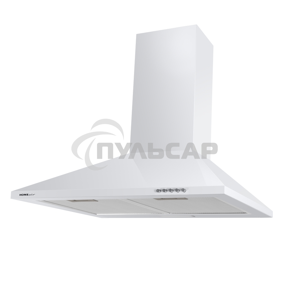 Вытяжка каминная HOMSair Delta 60 белый, 60 см, 600 куб. м/ч, 47 дБ