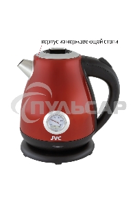 Чайник электрический JVC JK-KE1717 red, объем 1,7л, максимальная мощность 2200 Вт