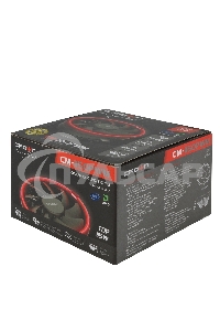 Кулер для процессора Crown CM-1150PWM RED v2 черный, 105 мм, алюминий, 1800 об/мин, 26.3 дБ, 4 pin, 115 Вт, 70 мм