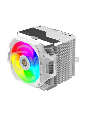 Кулер для процессора Alseye i600-W белый, 120 мм, алюминий/медь, 2300 об/мин, 37.8 дБ, 4 pin, 265 Вт, 160 мм