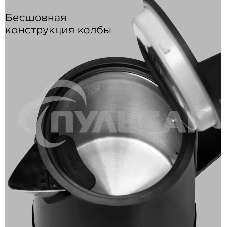 Чайник электрический Redmond KM-244 черный, 1.7 л, 2200 Вт