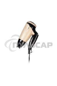 Фен Centek CT-2209 BLG черный/золотой перламутр 1600Вт, складная ручка, концентратор