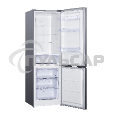 Холодильник Kraft KF-NF292X нержавеющая сталь двухкамерный 201/64л морозилка снизу