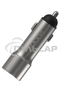 Автомобильное зарядное устройство Maxvi CCM-M241 metallic silver 2.4A