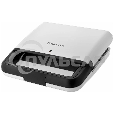 Сэндвичница BRAYER BR2201 750 Вт, пластины с антипр. покрыт 22,4*12,2 см, белый/черный