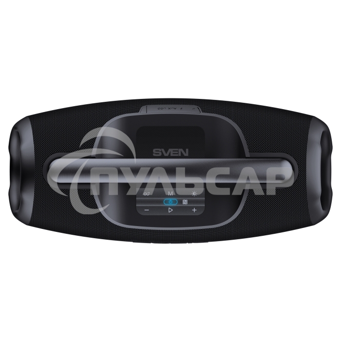 Портативная акустическая система SVEN PS-990, черный, 2.0, 2x90 Вт (RMS), IPx7, TWS, Bluetooth, USB, аккумулятор