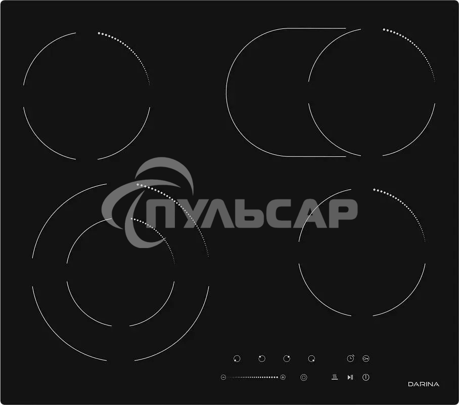 Варочная поверхность Darina 6Р Е 328 B черный