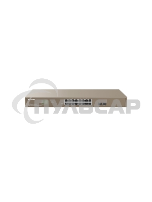 Коммутатор PoE IP-COM G3318P-16-250W с облачным управлением 16GE+2SFP