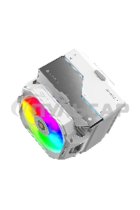Кулер для процессора Alseye i600-W белый, 120 мм, алюминий/медь, 2300 об/мин, 37.8 дБ, 4 pin, 265 Вт, 160 мм