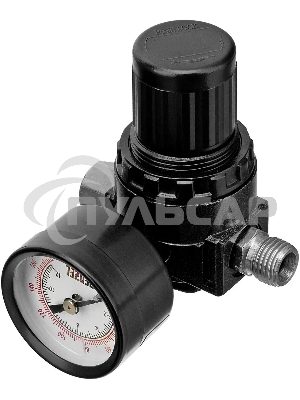 Регулятор давления с манометром Denzel R1500, 12 бар, 1/4