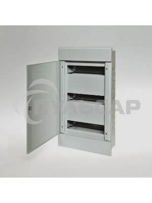 Щит распределительный встраиваемый на 36 модулей с дверцей белый IP40 (ЩРв-П-36) 547х299х103мм 68136