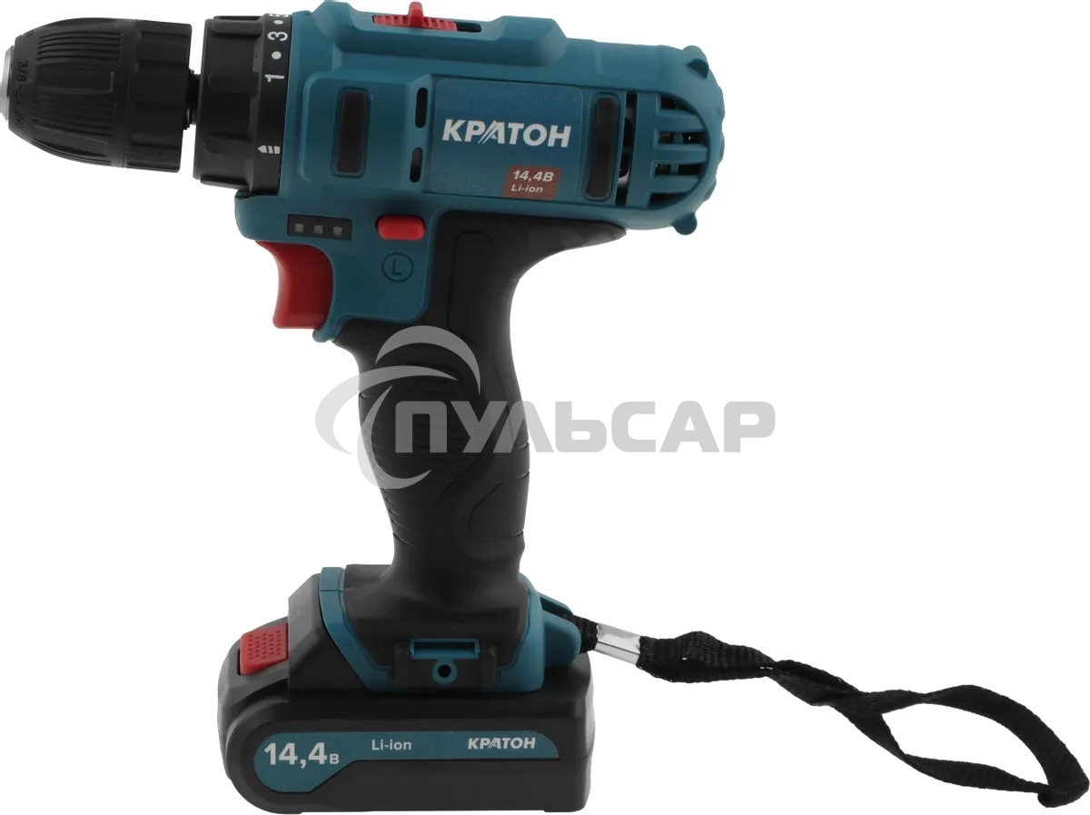 Дрель-шуруповерт аккумуляторная Кратон CD-14,4-Li-1,5