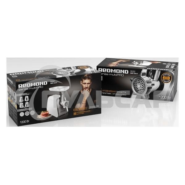 Мясорубка электрическая Redmond RMG-1216-8 1200Вт белый