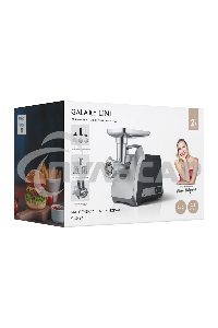 Мясорубка электрическая GALAXY LINE GL 2423 черная, 2200 Вт, 2,6 кг/мин, функция 