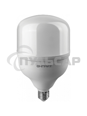 Лампа светодиодная ОНЛАЙТ 82904 OLL-T125-50-230-840-E27Е40 высокомощная 50 Вт 4000К нейтр. белый  E27/E40 3500 лм 176-264В