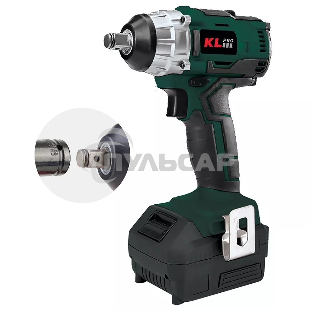 Профессиональный гайковерт ударный бесщеточный аккумуляторный KLPRO KLSS18B-50 (18 В / 5 А·ч)