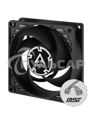 Вентилятор для корпуса Arctic P8 PWM PST черный, 80 мм, 3000 об/мин, 22.5 дБ, 4 pin